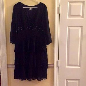 Maternity knee high black dress size L